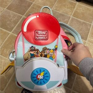 Loungefly Red and Blue Kids Backpack